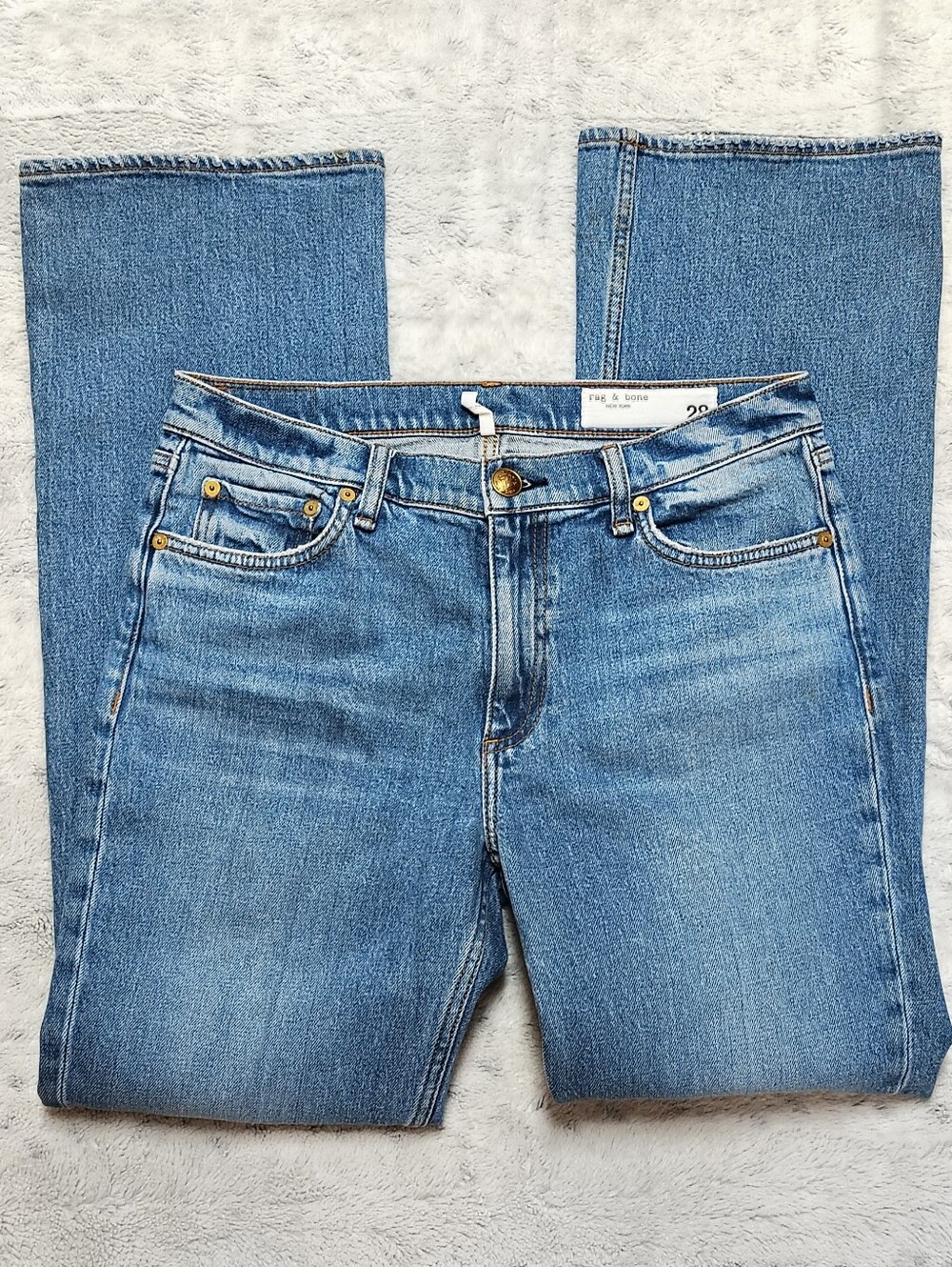 Rag & Bone $225 Peyton Mid-rise Bootcut Huntley Women's 28 Ranch Coastal Cowgirl - Picture 4 of 13